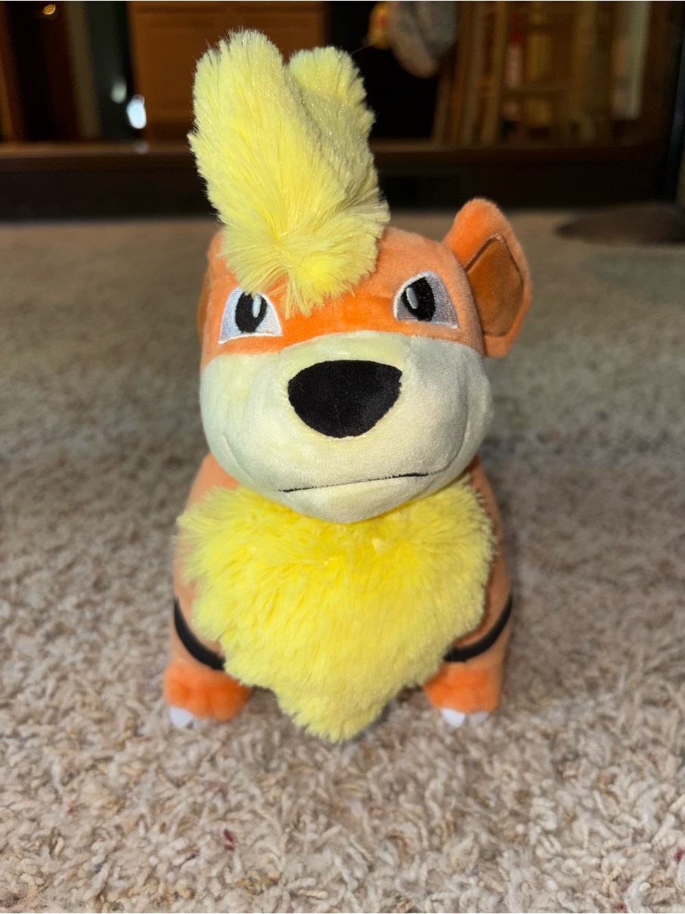 Mainland China variant of the Pokémon center Growlithe